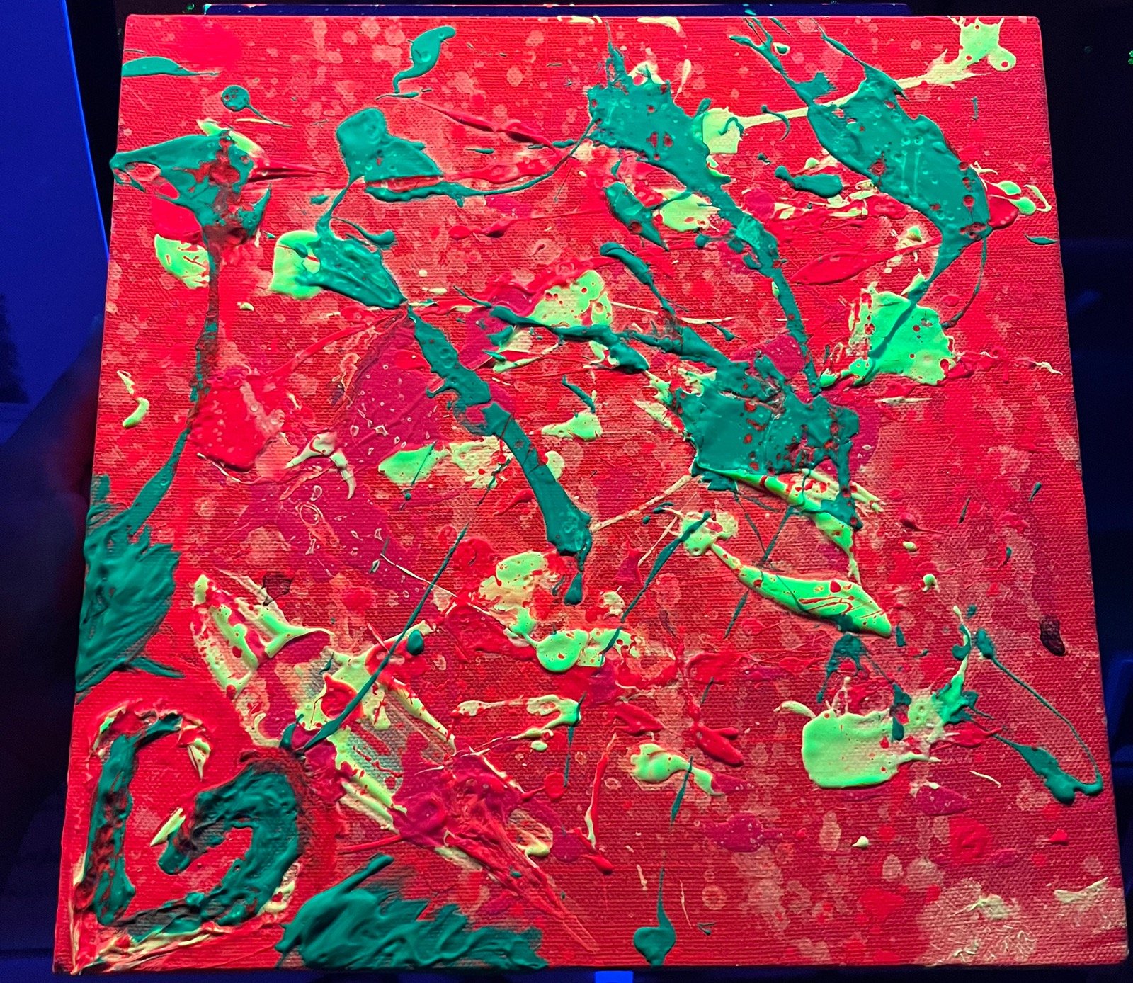 ‘Have A Heart’ work done by #FreedomArtist21 acrylic on canvas
