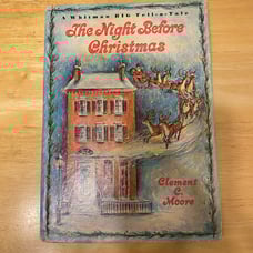 VINTAGE 1965 The Night Before Christmas Whitman Big Tell-a-Tale Book
