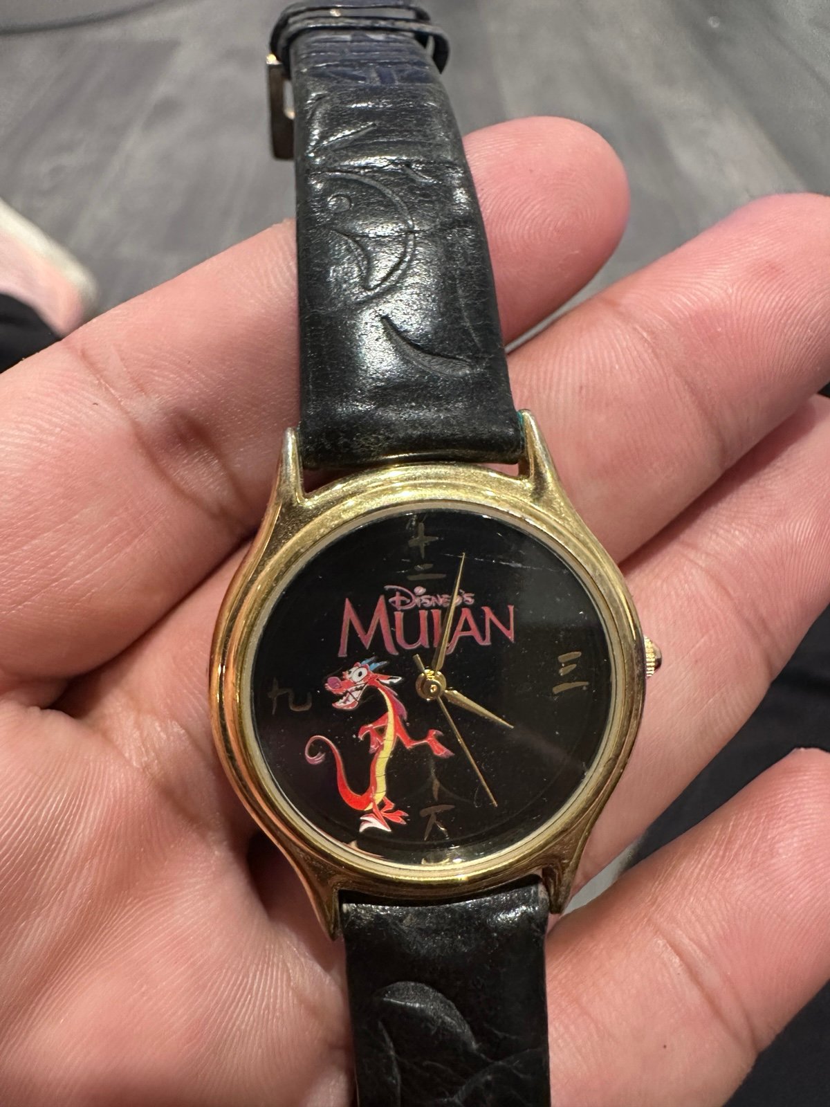 Disney mulan watch orginial band leather