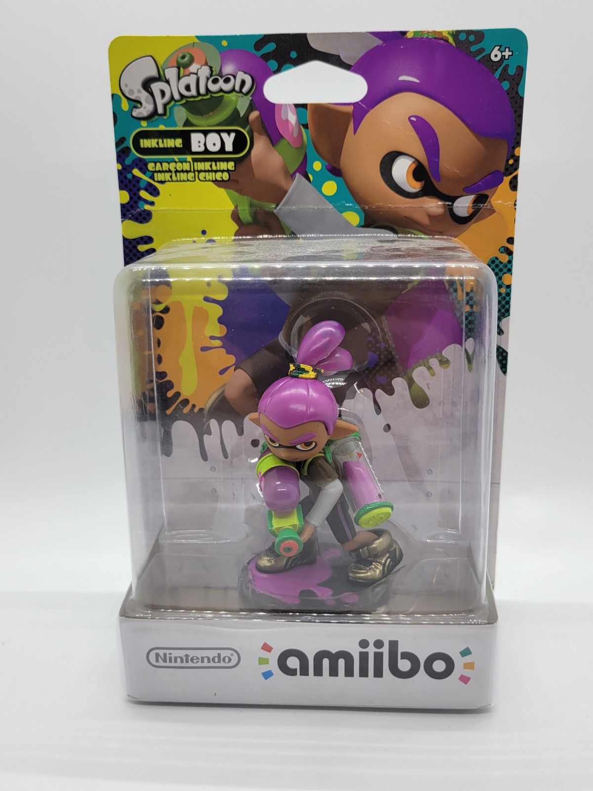 Nintendo Splatoon Inling Boy Amiibo Purple Variant Figure
