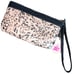 NWT Juicy Couture leopard print wallet wristlet with card holder & zip pocket