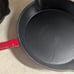 2 cast iron pans