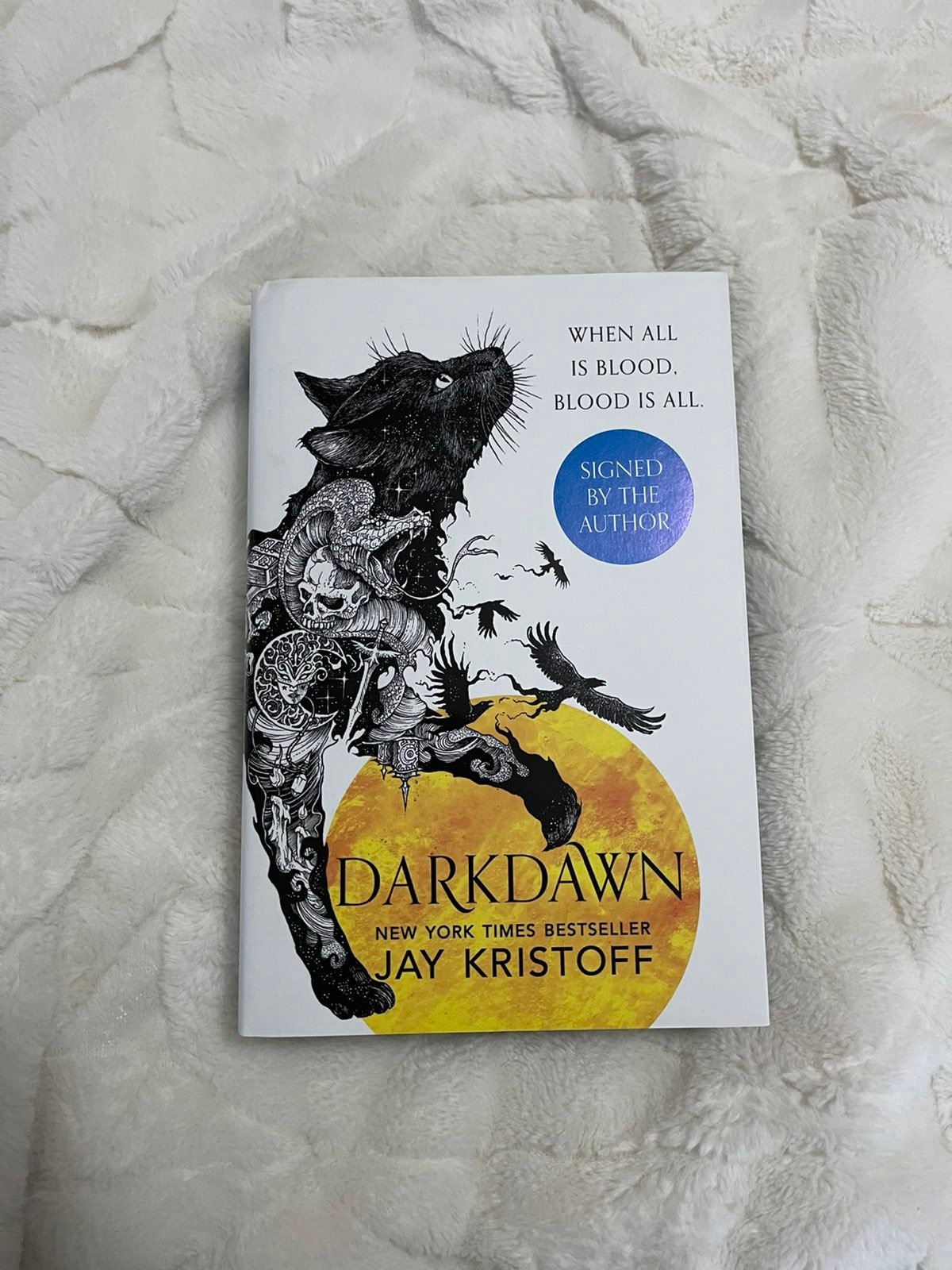 Waterstones signed darkdawn by jay kristoff