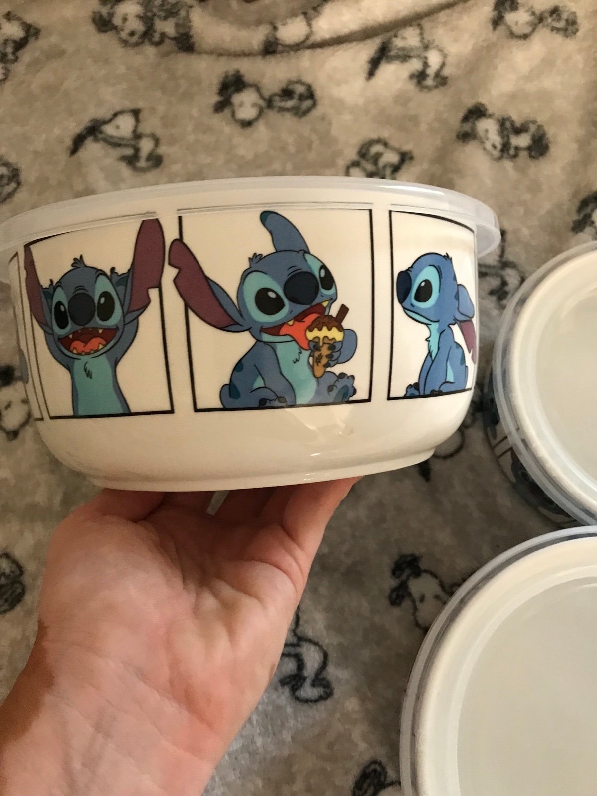Stitch ceramic tupperware