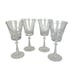 Gorham French Cathedral Crystal Wine Water Glasses 6 1/4” Set Of 4