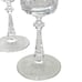 Gorham French Cathedral Crystal Wine Water Glasses 6 1/4” Set Of 4