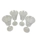 Gorham French Cathedral Crystal Wine Water Glasses 6 1/4” Set Of 4