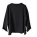 Eileen Fisher Sweater Womens Top 2X Black 100% Wool Worsted 3/4 Sleeve Heavy