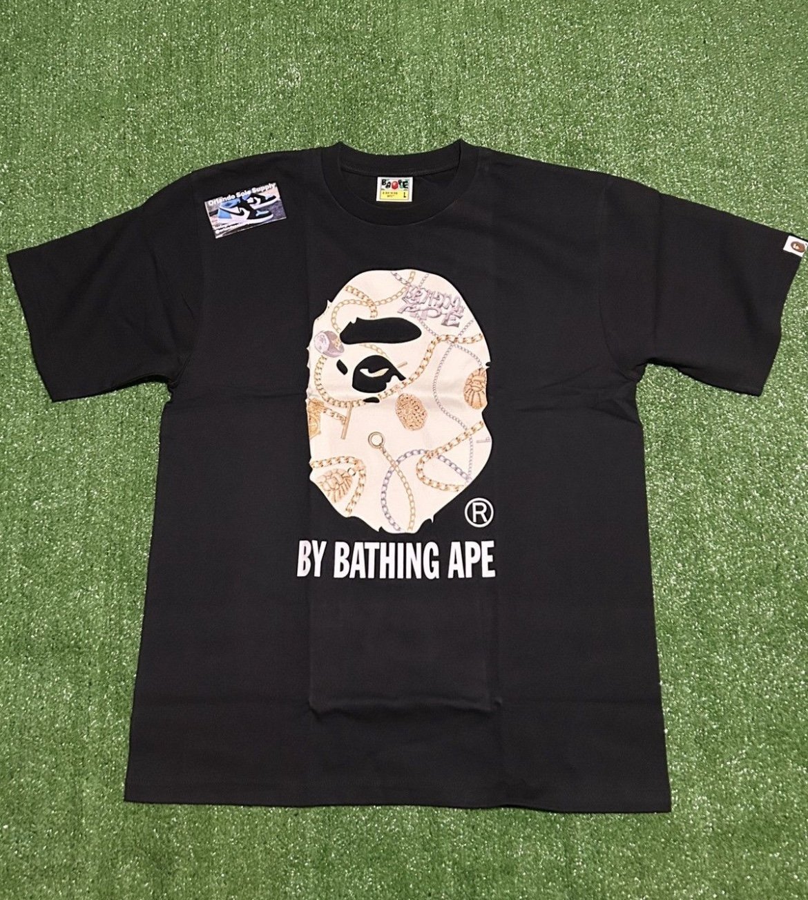 A BATHING APE BAPE JEWELS Premium Tee Sz L BNWT