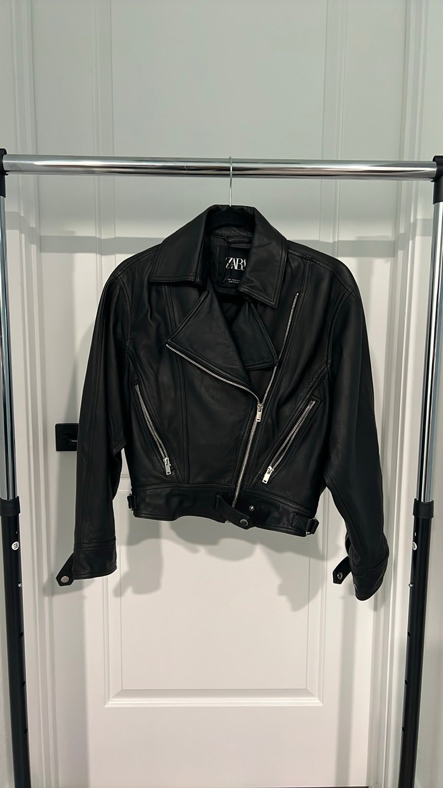 Zara leather jacket