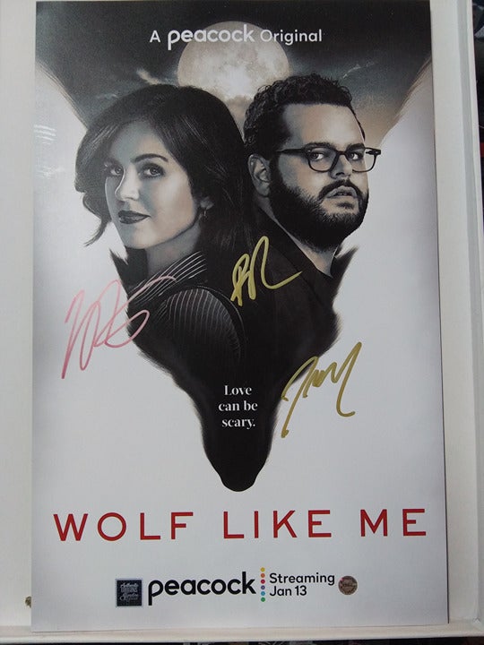 Autographed Poster - Wolf Like Me - Isla Fisher , Josh Gad , 11x17 + COA