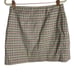 Revolve Majorelle Plaid Mini Skirt Rhinestone Button Front Academia Coquette S