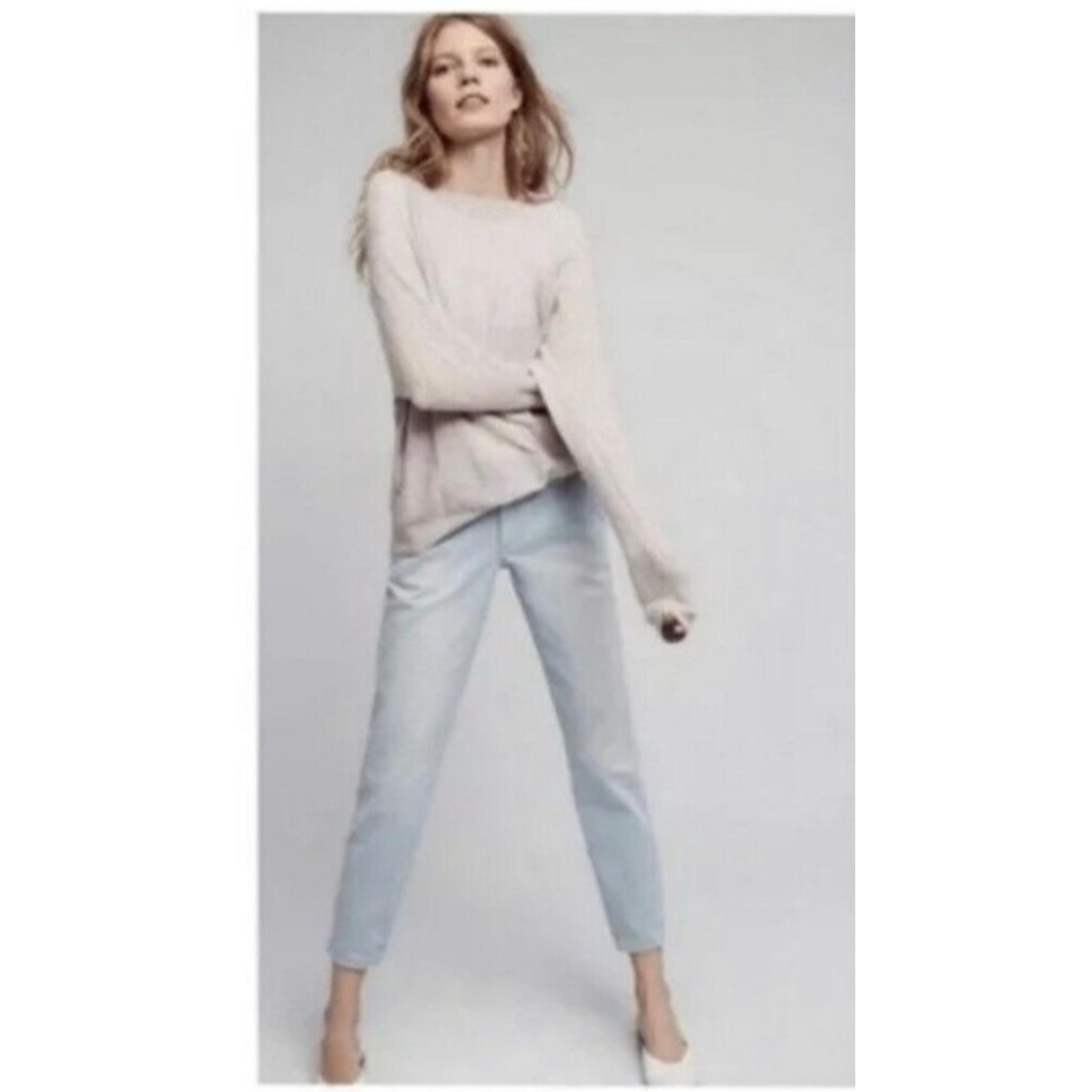 Pilcro and the Letterpress Stet chino pants light blue 27