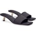 NWB Good America Kickstand Slide Sandal In Black And Gold Size 9.5