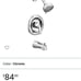 Moen Alder 82603 shower/tub faucet. Chrome