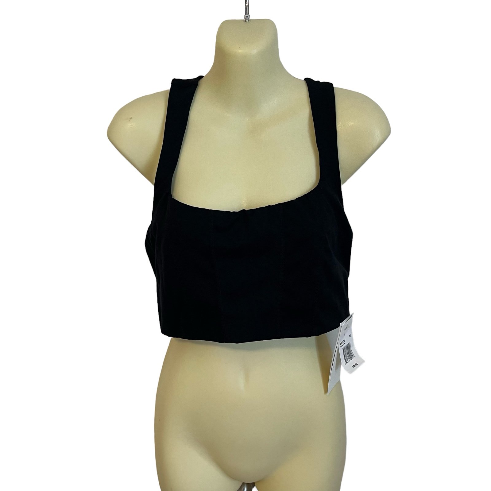 NEW L*Space Beckham Black Sports Bra Size Women's L