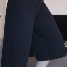 Black Gaucho Pants