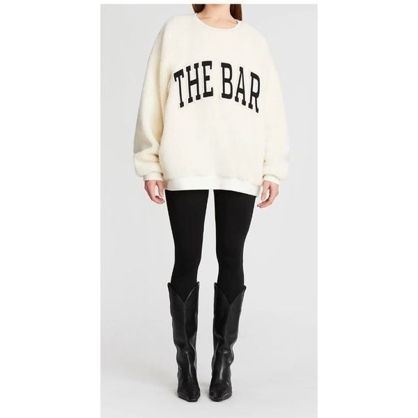 The Bar Apres Ski Gigi Cream Sweatshirt