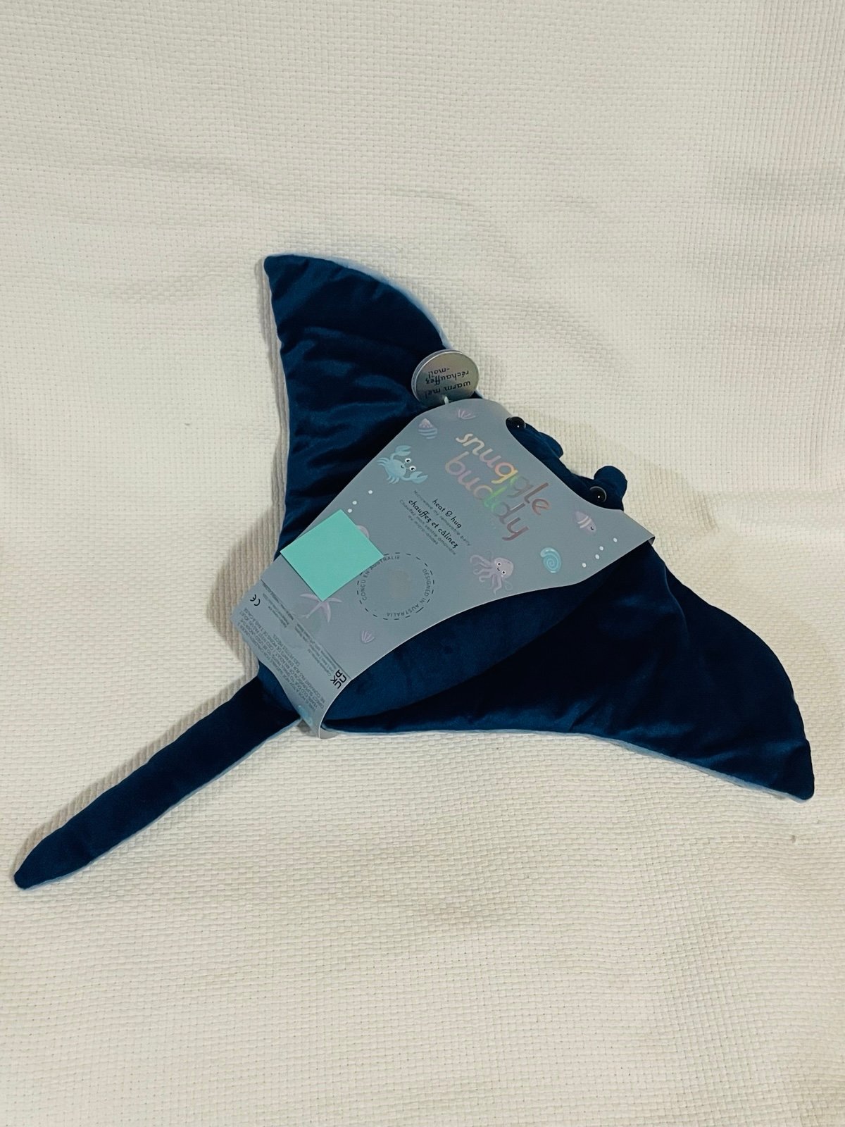 Snuggle Buddy Heat and Hug Stringray - Stringray plush
