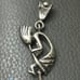 Vintage Kokopelli Flute Player Southwest Sterling Silver Pendant E357