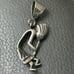 Vintage Kokopelli Flute Player Southwest Sterling Silver Pendant E357
