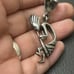 Vintage Kokopelli Flute Player Southwest Sterling Silver Pendant E357