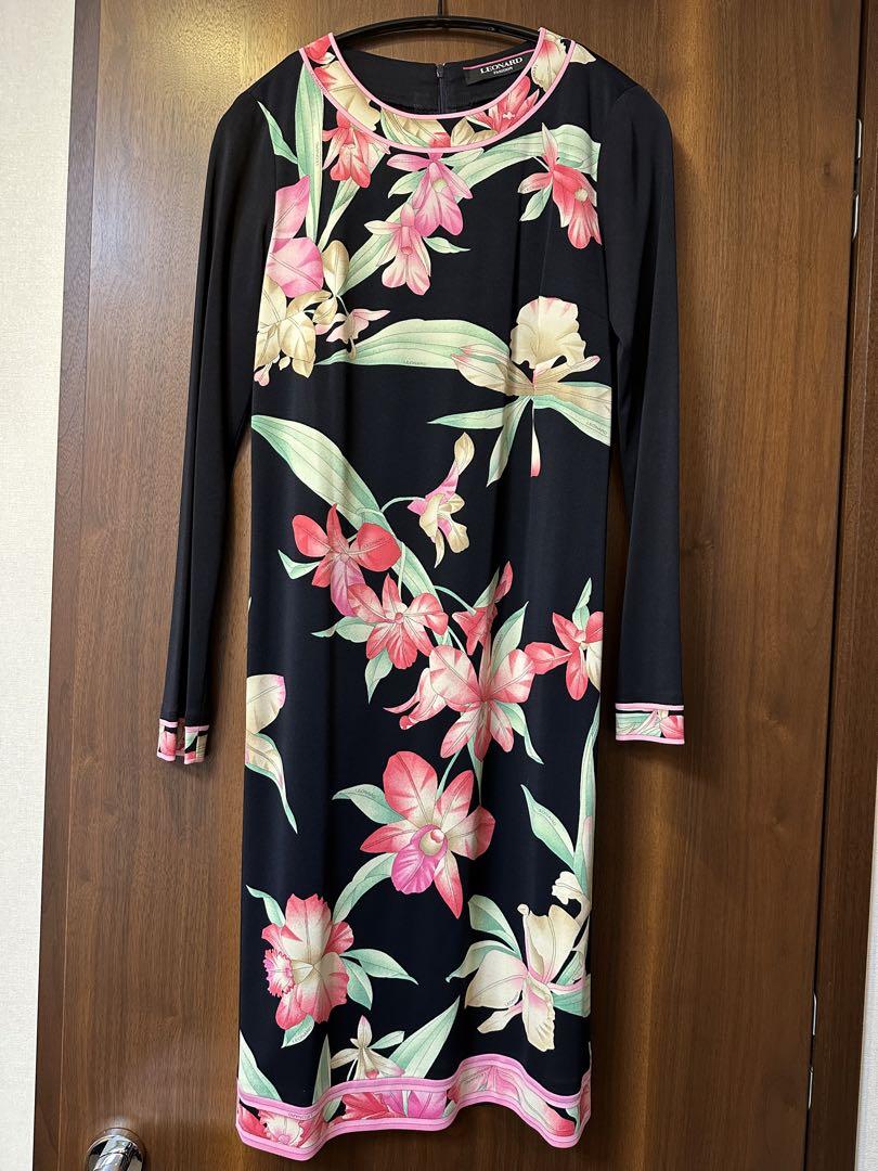 LEONARD FASHION Flower Print Dress