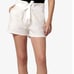 Hudson Paper Bag Shorts Sz 26 Egret