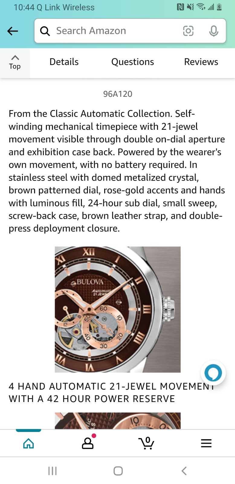 Bulova watch