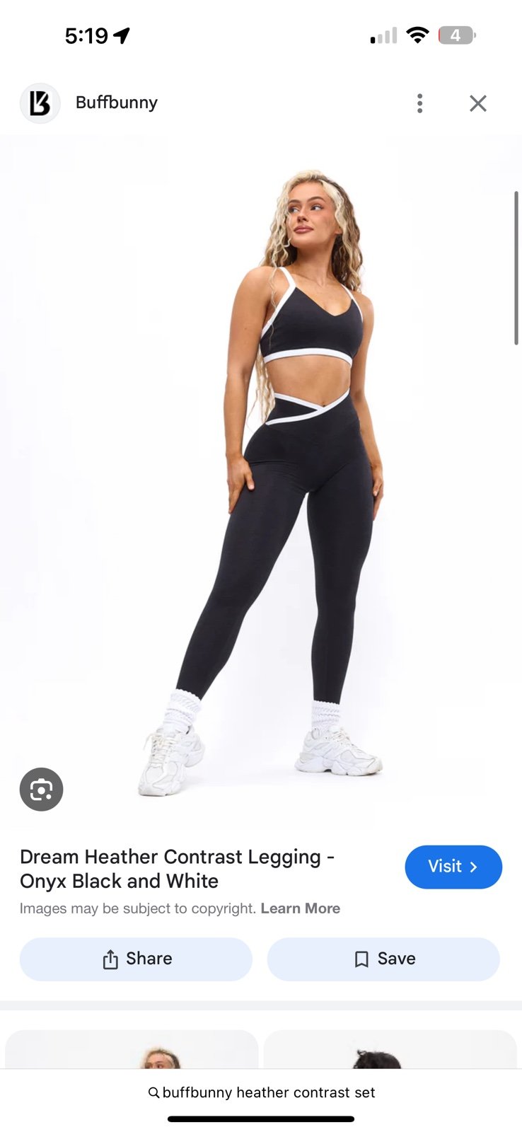 Buffbunny Dream Heather Contrast NWT