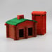 550 PCS Log Building Set Roy Toy Real Wooden Pieces Made In The USA
