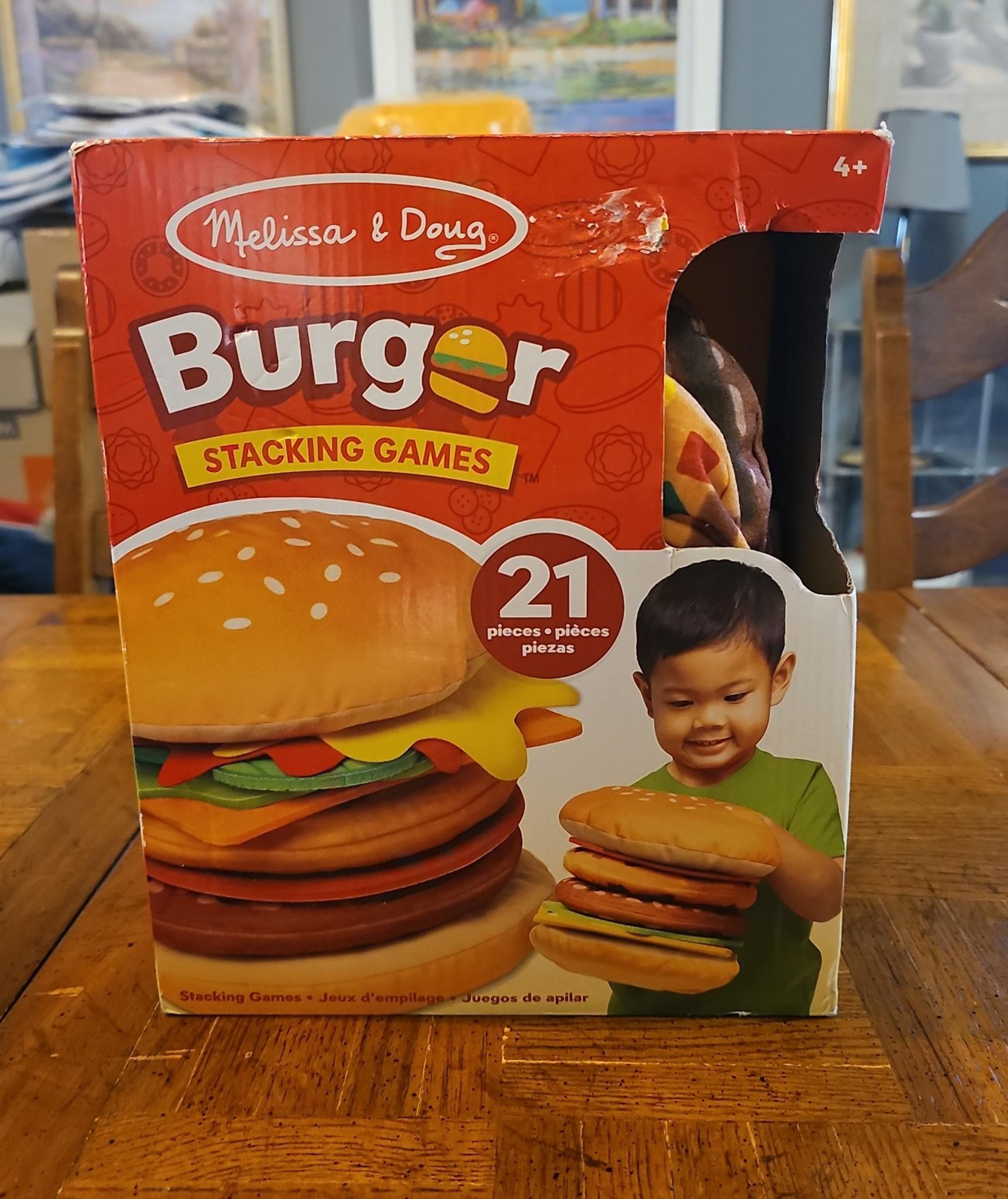 Melissa & Doug Burger Stacking Games