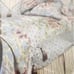 April Cornell MWW Splendor Floral Blue Velveteen King Luxury Bedspread Blanket