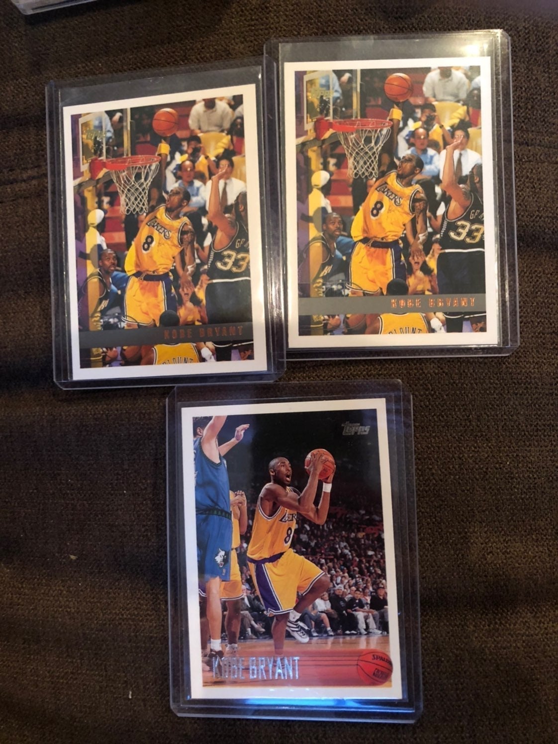 kobe bryant rookie card and 2nd year car