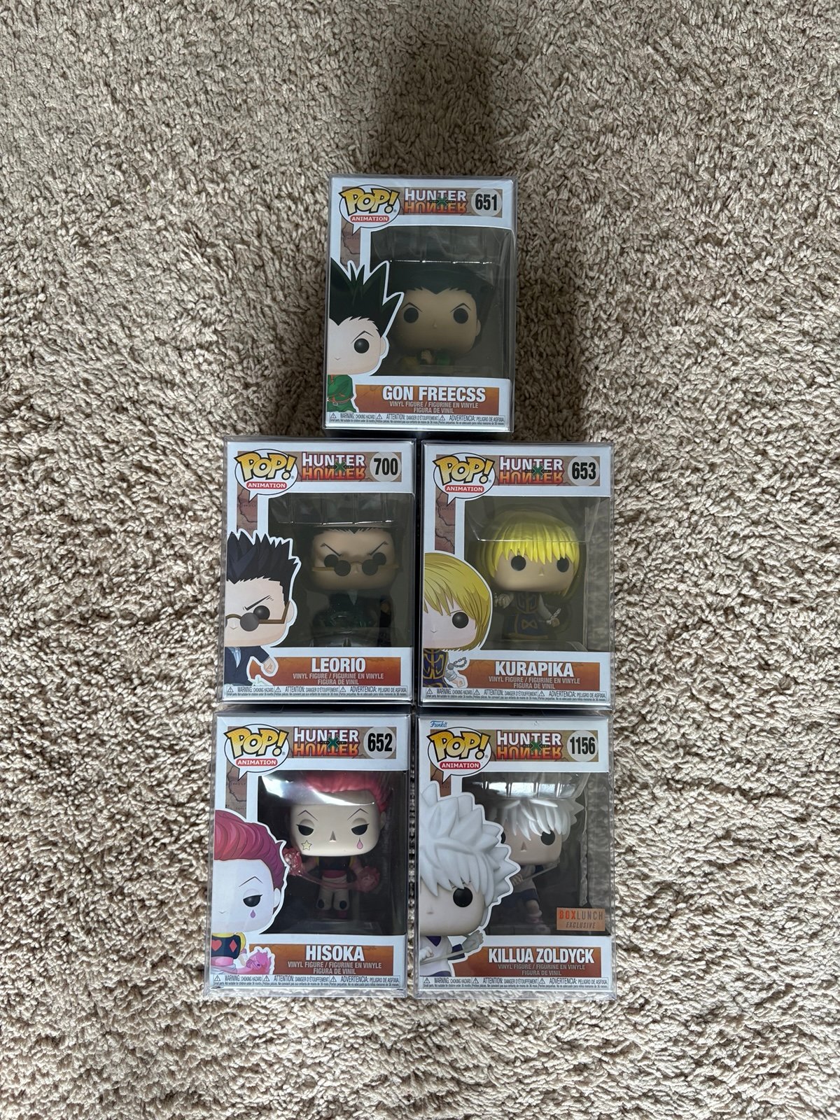 Hunter x Hunter Funko Pop bundle