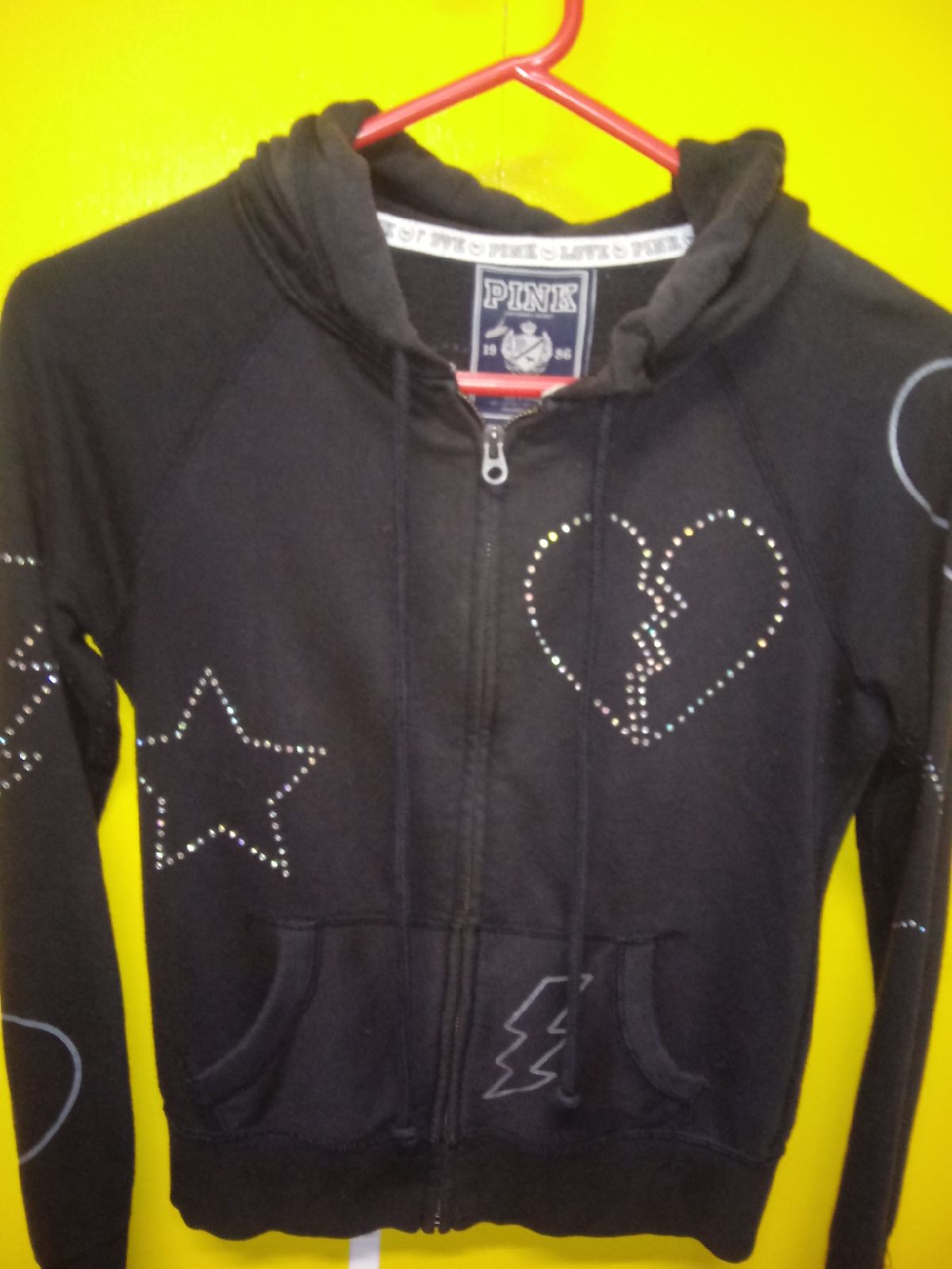 PINK VS Full Zip Up Hooded Jacket/HTF