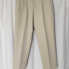 Unused Ships Cotton Chino One-Tuck Trouser Slacks Made in Japan