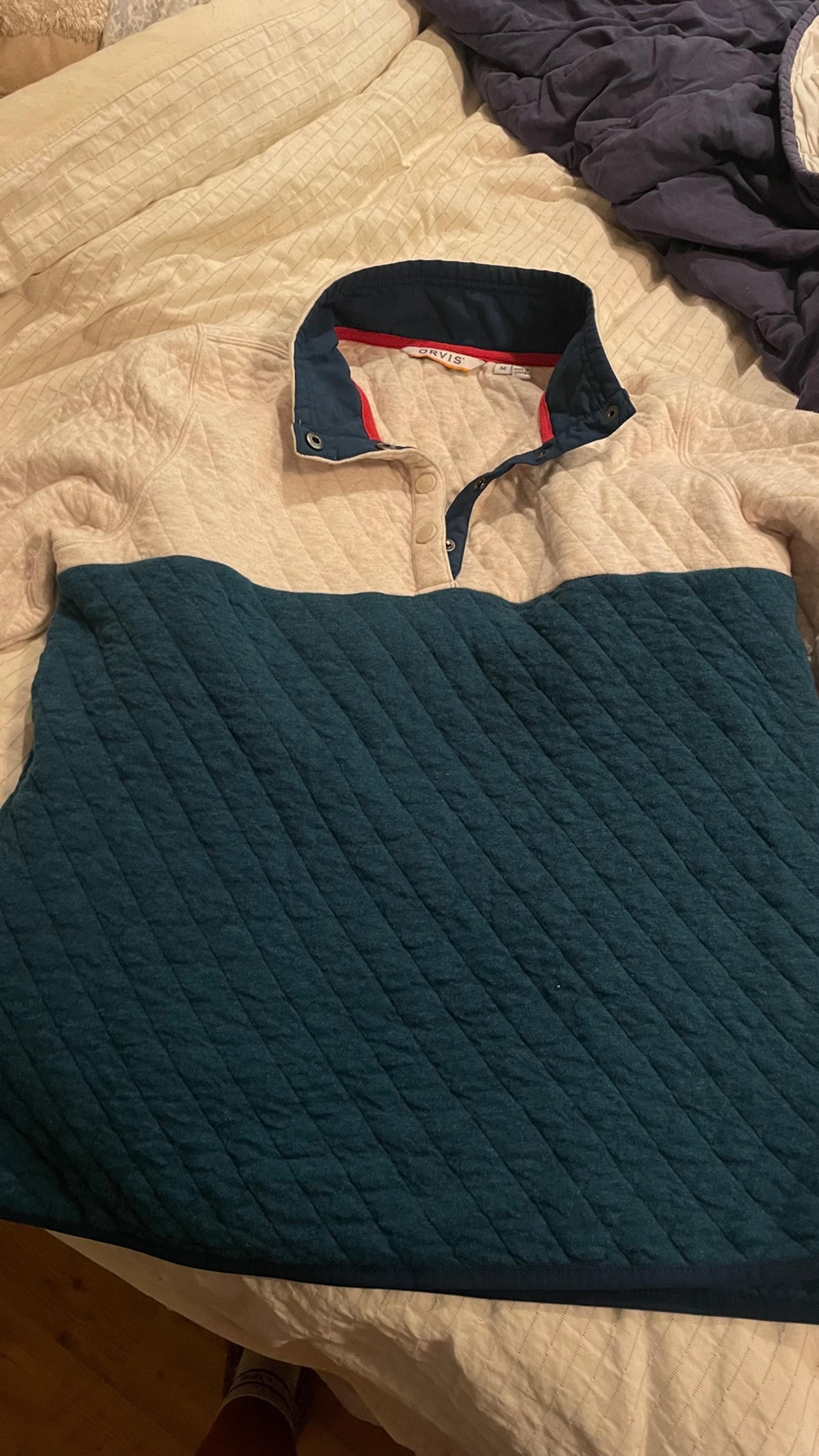 ORVIS OUTDOOR QUILTED SNAP SWEATSHIRT - WOMEN'S