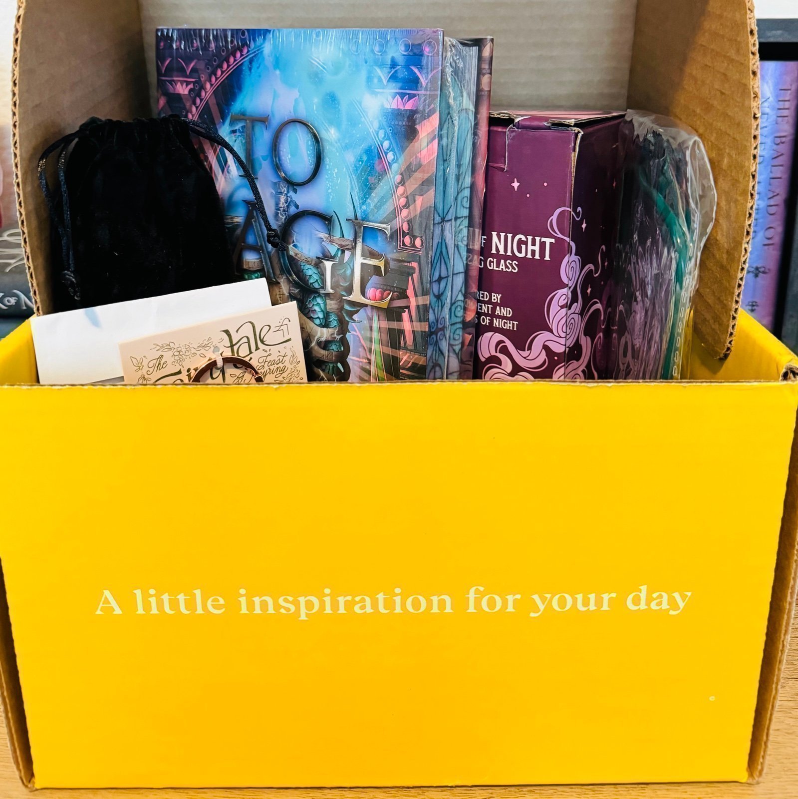 Illumicrate Exclusive Signed Edition To Cage A God and FULL BOX ITEMS