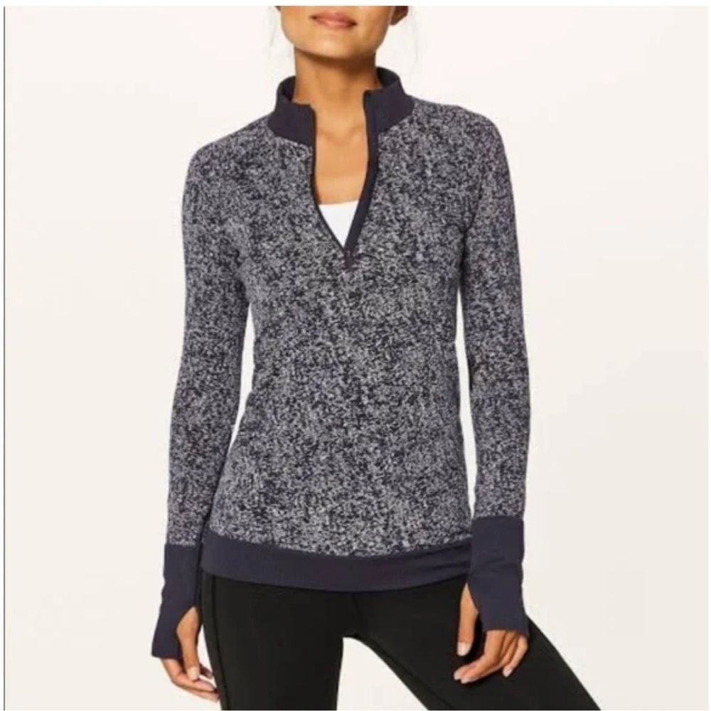Lululemon Rest Less Half Zip Pullover Size 6