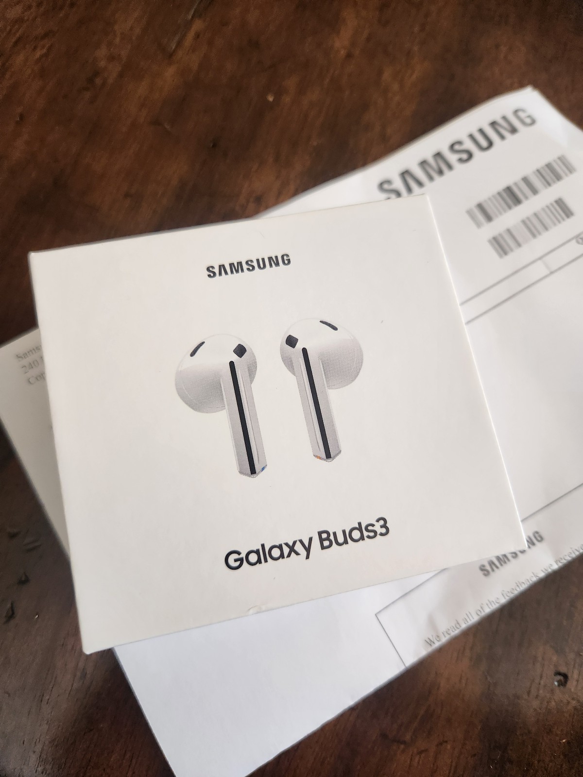 Samsung Galaxy Buds3 [SM-R530] Wireless Earbud AI Noise Cancelling - white