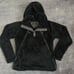 Women's Kuhl Flight Black Pullover Deep Pile Snap T Fleece Hooded Jacket Sz M