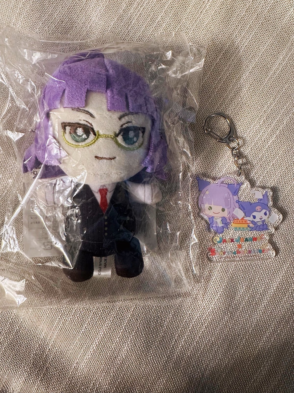 Jack Jeanne Neji Kokuto Plush Keychain & Sanrio Keychain