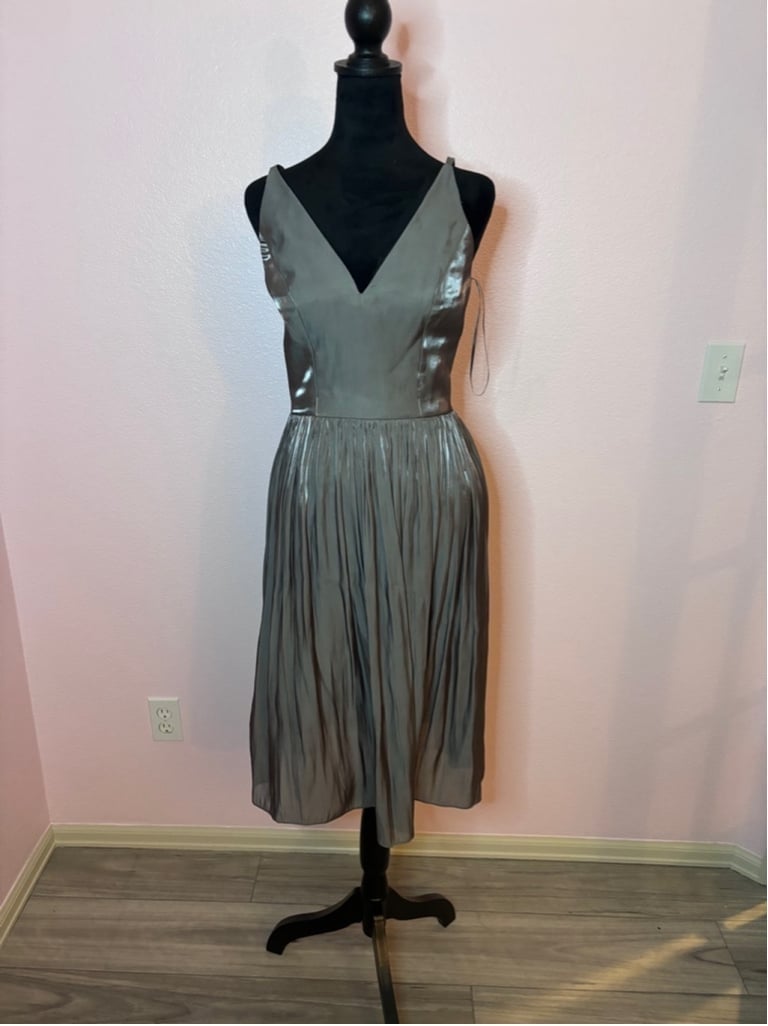 Women's Dress the Population Dress, Gray, Size S