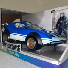 Fortnite Joy Ride Whiplash Vehicle (Blue & White) Vehicle with 4 Action Figure