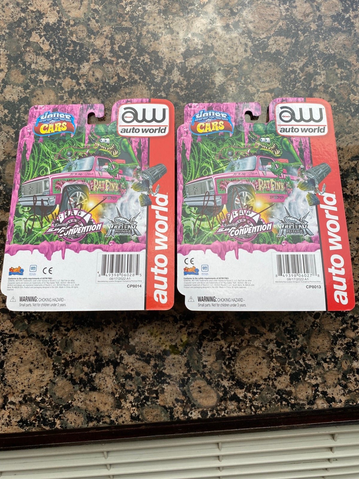 Pink Rat Fink Super Convention 2023 Dinner car SILVERADO CHASE & Regular