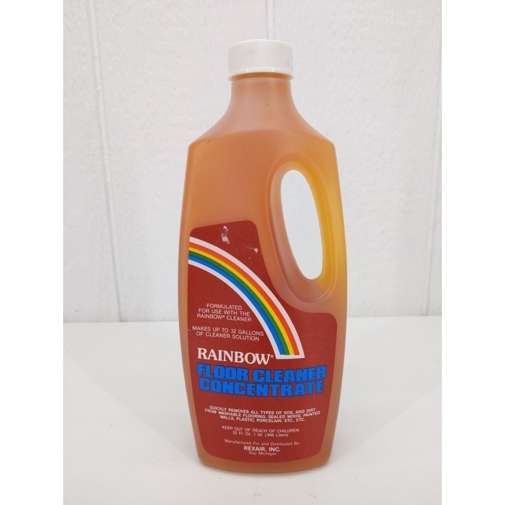 NEW Genuine Rainbow Vacuum Floor Cleaner Concentrate 32oz Rexair SEALED