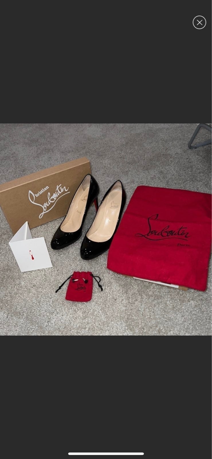 Christian Louboutin Simple Pumps with 85mm Heels