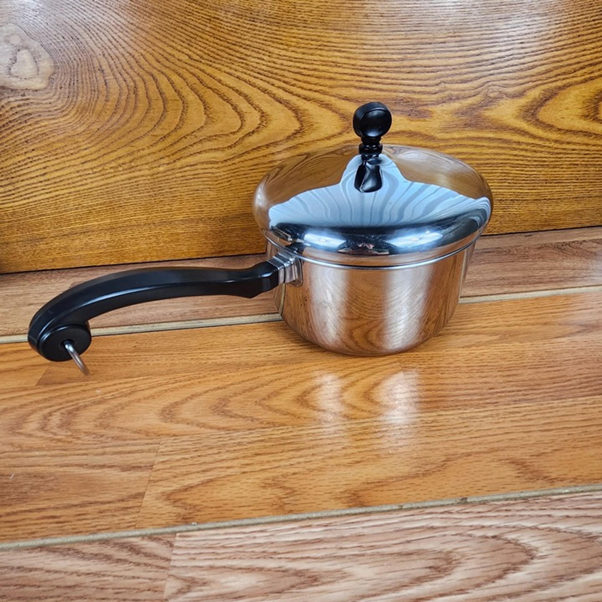 Farberware 3 Qt. Pot / Saucepan - Aluminum Clad Stainless Steel w/ Lid