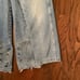 Upcylced - Baggy, wide leg, light wash, blue jeans with a relaxed fit